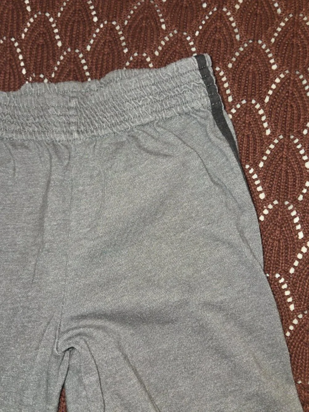 Garanimals Toddler Boys Grey Fleece Sweatpants Piping Accent Play Pants 4T